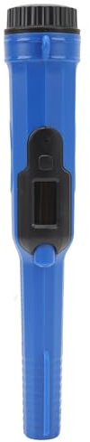 Phefop Pinpointer del Rilevatore Metallico, con Luce LED e Allarme Audio, Frequenza di Lavoro da 10 KHz, Sonda per Cercatore Portatile, Acqua Leggera, Parzialmente (blu e nero)