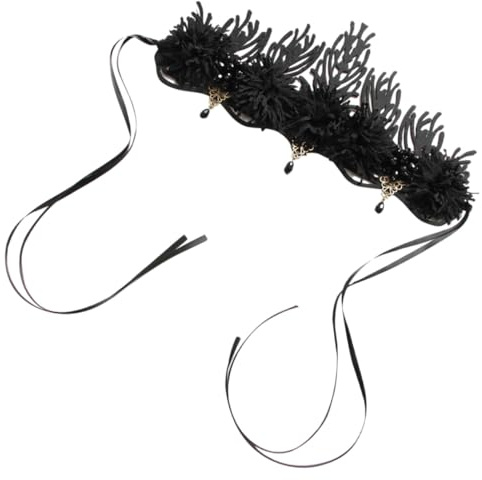 POPETPOP Gothic Halloween Kopfband Krone Damen Party Haarreif Gothic Braut Zubehör Cosplay Leichtes Fantasy Accessoire für Karneval Bühnenauftritt