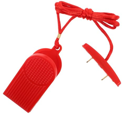 WOONEKY Laufband Sicherheitsschlüssel Universal Not-Aus-Schalter Mit Starttaste Doppeltes Einsteckdesign Ersatzschlüssel Für Sicherheitsverriegelung Und Fitnessgeräte-Zubehör Für Laufband