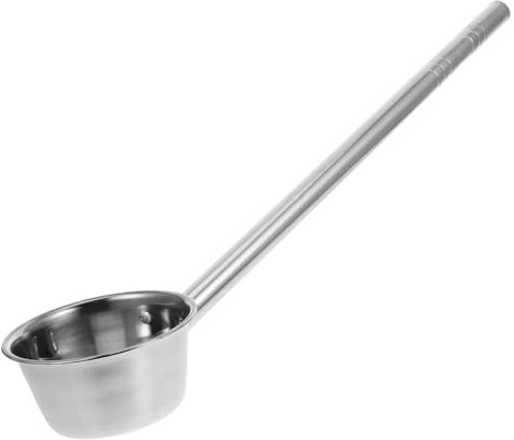 TOYANDONA Edelstahl Wasserschöpfer mit langem Griff Große Schöpfkelle für Garten und Haushalt Rostfrei Langlebig Vielseitig Einsetzbar zum Gießen von Pflanzen und Gemüse