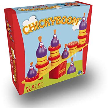 Blau Orange chickyboom Spiel | Ab 4 Jahren, 2–4 Spieler, 10 Minuten Spieldauer