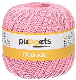 Puppets Filato per Uncinetto, 100% Cotone, 7511, Stärke 12, 50g