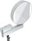 EMCO Universal LED Kosmetik- und Rasierspiegel am Flexarm, runder Kosmetikspiegel mit Beleuchtung zur Wandmontage, Vergrößerungsspiegel (3-/7-fach) mit einstellbarer Farbtemperatur