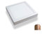 ONSSI Plafón LED Cuadrado 30x30 cm,24W (Pack 5) Blanca Fria 6000k-6500k Panel LED Superficie Marco Blanco Alta Luminosidad Lámpara de Techo LED