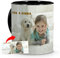 Taza Personalizada con Foto y Texto. Regalos Día del Padre. Detalle para San Valentín. Taza para Amigos. Regalo con Foto Personalizada. Sorpresa para Mi Novia en su Cumpleaños. Interior y Asa Negro