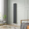 NRG 1800 x 290mm Traditional Anthracite Vertical Cast Iron Style Radiator Triple Panel