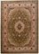 Carpeto Teppich Orientteppich Grün 300 x 400 cm Medaillon Konturenschnitt Muster Iskander Kollektion