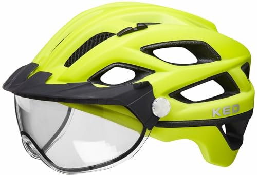 KED Helmets Fahrradhelm/E-Bike/MTB/Trekkinghelm, Gelb matt, M 52-58 cm