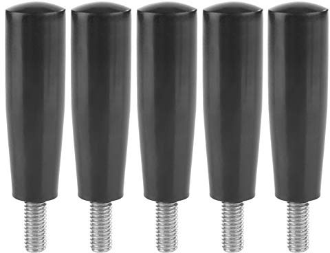 Herramienta de accesorios de repuesto para fresadora de roscas de 5 piezas Mango giratorio de baquelita Mango de baquelita m8 * 63