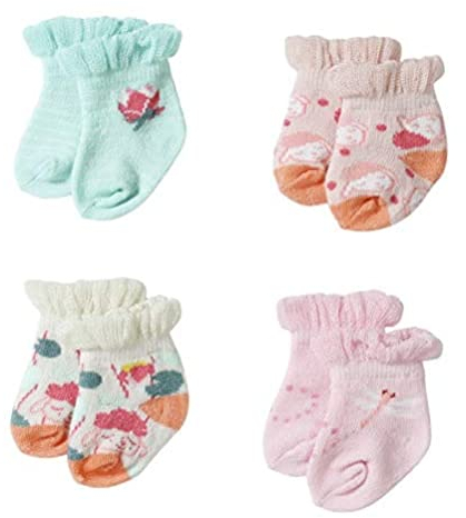 Baby Annabell 2 Paar bunte Socken im Set für 43 cm Puppen, Design nicht frei wählbar, 703113 Zapf Creation