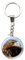 Deluxebase Magnidome Schlüsselanhänger - Adler Gold Charmantes Glas Schlüsselanhänger Adler Dome Adler mit Edelstahl Kette
