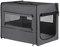 EUGAD Faltbare Hundebox B90xH67xT59cm für große Hunde (Hundehöhe≤55cm&Hundelänge≤80cm) Hundetransportbox Auto Reisebox Autobox Hundetasche Katzentasche Katzenbox Grau 0340GL