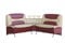 Rodnik Eckbank Arabika Essecke Sitzbank Bordeaux-beige weinrot Kunstleder mit Ablage und Stauraum