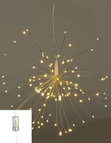 Spetebo LED Polarstern - ca. Ø 30 cm - Weihnachtsstern Leuchtstern Weihnachtsdeko Außen mit Timer und Dimmer