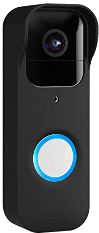 LEFXMOPHY Camera Cases Compatible with Blink Video Doorbell Cover Black Silicone Waterproof Protetive Skin