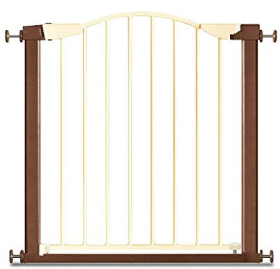 AUNEVN Pet Playpens Kinder Safety Gate Auto Close Pet Baby Barrier Für Treppenhalle Und Türen Treppenhaus-Balusters/High 80Cm/80-85Cm
