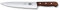 Victorinox Coltello per Affettare a Lama Liscia in Legno, Lama Affilata, 22 cm, Acciaio Inossidabile, Manico in Legno