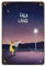 Lalaland Dessin Blechschild, Retro-Schilder, Heimdekoration, Geschenke für Mutter, Papa und Freunde, Metall-Blechschild, 30 x 40 cm