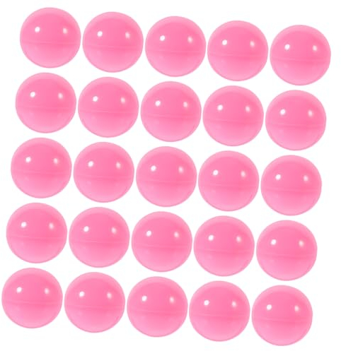 TOPBATHY 50 Pièces Boule De Loterie Boule Surprise Vide Boules De Tambour Capsules De Distributeurs Automatiques Récipient à Friandises pour Balles De Pong Jouet PVC Miniature
