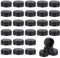 OLYCRAFT 100 bouchon de Bouteille en Plastique Noir de 39 mm de Diamètre Intérieur de 1.5mm Bouchon de Rangement Bouchons de Rechange Bouchon Torsadé pour Bouteilles de Jus Bouchons de Distributeur