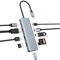 OOTDAY 10 in 1 USB C Hub, USB 3.0 Multiport Adapter USB C, PD 100W, SD/TF Reader, 4K HDMI, USB C Multiport for MacBook Pro/Air, HP, Lenovo, Dell, Gigabit Ethernet