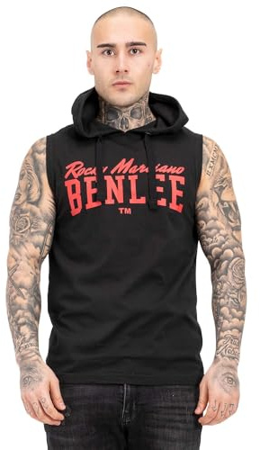 BENLEE Herren ärmelloses T-Shirt mit Kapuze Normale Passform Darry