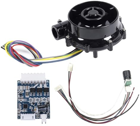 24V Brushless Centrifugal Air Blower DC WS7040 7040 Blower Fan 6.5Kpa +Potentiometer + Driver Compatible with VzBoT HevORT 3D Printer, Air Cushion Machines, UAV, Fuel Cell, Car Mounted Purifier