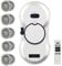 Quixnova Robot Glass Cleaner, 30ML Water Tank, 5600Pa Strong Suction Smart Window Cleaning Robot, for Indoor Outdoor High Rise Windows Ceilings,White