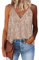 AirMood Frauen Sexy V-Ausschnitt Sparkle Shimmer Tank Westen Pailletten Tops Las Vegas Disco Pailletten Tank, Gold, M