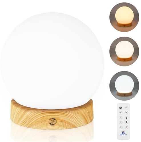 Deng Jr Sad Lamp, 10,000 Lux Sad Light Therapy Lamp with 360° Effective Field, UV-Free Sun Light Lamp with Remote Control, Adjustable Colors/Brightness and Timer, Daylight for Home/Office