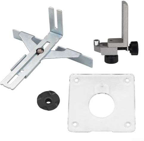 Router Edge Guide Tool Compatible with For 3710 and 3709 Trimming Machines, Edge trimmer linear guide plate accessories, Compact woodworking trimmer, for woodworking projects (4PCS/set)