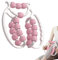 Kouamor Relax Roller 20 Räder, 20 Runden Schlankmassagewalze, Arm Bein Massage Kreisförmige Beinklemmen für Golfer Ellbogen, Massage Roller Muskel Relaxer Roller (Rosa)