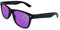 Komonee Black with Purple Lens Drifter Sunglasses Classic Style Retro Sun Shades Eye Glasses UV400 Protection Unisex For Men Women Golf Cycling Sports Fishing Travel