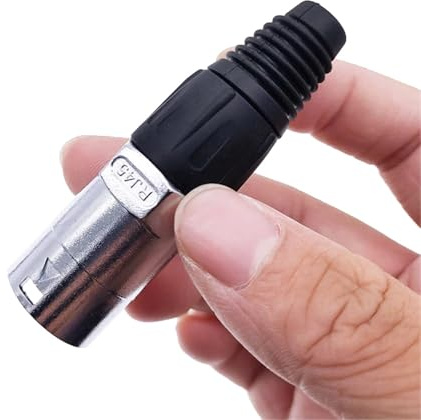 8p8c RJ45 Netzwerkanschluss IP65 D Steckdosenleiste Ethernet-Anschluss 10 Stücke(10xsilvery plug)