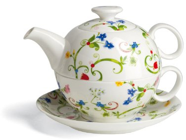 Tea for one - Fleurette - TeaLogic Fine Bone China