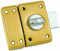 ABUS CLK CB45 B C Classic Zylinder und Knopf Bolzenriegel 45 mm Durchmesser Bronze