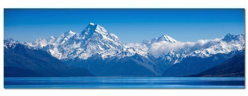 PANORAMA BILD in 150x50cm TOP Bilder! (Berge und Gebirgspanorama Alpen) Wandbild xxl günstig & modern ART PRINT Wandbilder Bilder EXKLUSIVES Fotowandbild auf Leinwand und Keilrahmen Bild Leinwandbild Fotodruck modern Zeitlos Stilvoll wie ein Gemälde Ausführung schöner Kunstdruck auf echter Leinwand als Wandbild mit Rahmen. Preiswerter als Ölbild Gemälde Foto Poster Plakat mit Bilderrahmen.