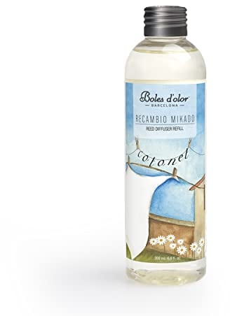 Boles d'olor Recambio Mikado Ambientador Difusor de Perfume para Hogar Cotonet 200 ml.