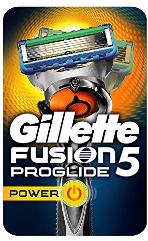 Gillette Fusion 5 Proglide Power Lames de rasoir Homme + 1 Lame de Recharges, Ancienne Version