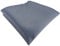 TigerTie Satin Einstecktuch in silbergrau einfarbig Uni - Tuch Polyester - Größe 26 x 26 cm
