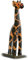 Kascha Deko Giraffe aus Indonesien - Größe: 20cm - Dunkel Braun - Handarbeit aus Albesia Holz