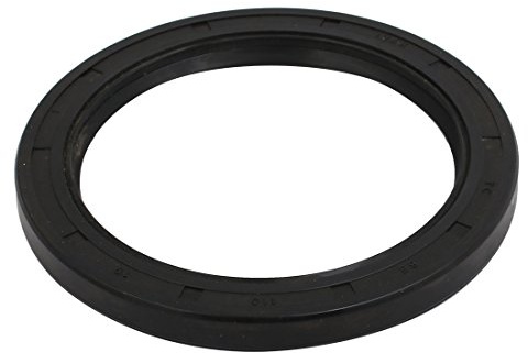 sourcingmap Oil Seal, TC 85mm x 110mm x 10mm Nitrile Rubber Cover Double Lip with Spring for mechanical motive Axle Shaft, Black Pack of 1
