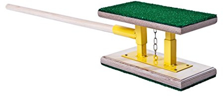 IQ-Tools Furnierpressen Putzboy inkl. Stiel (Stiel 700 mm, Reinigung Heizplatten Furnierpresse, Druckplatten mit Belag bis 100 Grad, Handwerker Zubehör) PWE0034