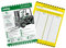 Scafftag by Brady Forklifttag Status Insert Pack – 10 Safety Inserts for Forklift Inspection System and Pre-Shift Safety Compliance - Forklift Safety Tag