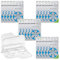 120x Power One 675 Hörgerätebatterien 20x6er Blister PR44 Blau 24600 + Aufbewahrungsbox für 2 Hörgerätebatterien (10, 13, 312, 675), Batteriebox für 2 Knopfzellen bis 12 mm x 6 mm (Ø x H)