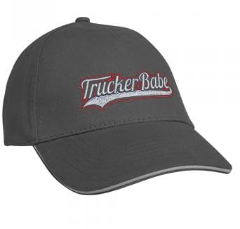 Baseballcap mit Einstickung Trucker Babe 69956 Farbe Navy