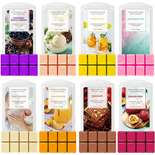 SCENTORINI Fondants Parfumés Cire Parfumée pour Bruleur Tartelette à la Cire de Soja Naturelle pour Brûle Parfum