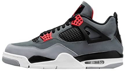 Jordan Air Jordan 4 Retro DH6927 061 Herren-Basketballschuhe, Größe 41, Rot (Infrared)