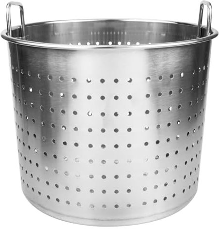 HEMOTON Pot à Écrevisses Acier Chaudière Multifonctionnelle Pour Fruits De Mer Et Pour Cuisiner Et Égoutter