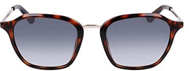 Dragon Unisex Adult Sunglasses FALLON - Shiny Tortoise Smoke Gradie with Lumalens Smoke Gradient Lens